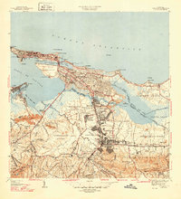 Download a high-resolution, GPS-compatible USGS topo map for San Juan, PR (1947 edition)