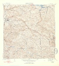 1941 Map of San Sebastian, 1953 Print