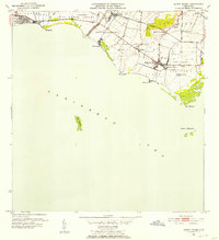 1952 Map of Santa Isabel, 1953 Print