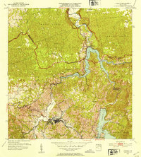 Download a high-resolution, GPS-compatible USGS topo map for Utuado, PR (1953 edition)