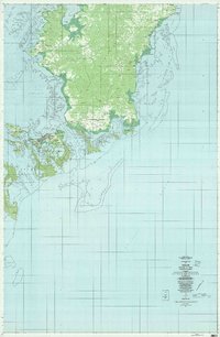 1983 Map of Republic of Palau, United States, 1984 Print