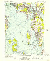 Download a high-resolution, GPS-compatible USGS topo map for Bristol, RI (1955 edition)