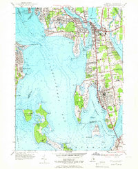 Download a high-resolution, GPS-compatible USGS topo map for Bristol, RI (1966 edition)