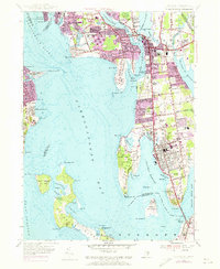 Download a high-resolution, GPS-compatible USGS topo map for Bristol, RI (1973 edition)