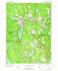 preview thumbnail of historical topo map of Chepachet, RI in 1955