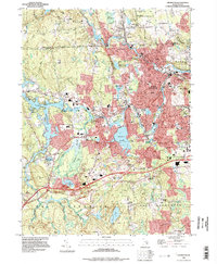 Download a high-resolution, GPS-compatible USGS topo map for Crompton, RI (1998 edition)