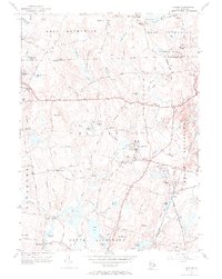 preview thumbnail of historical topo map of Washington County, RI in 1955