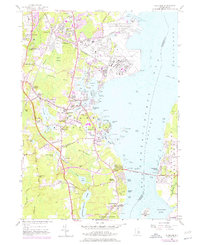 Download a high-resolution, GPS-compatible USGS topo map for Wickford, RI (1976 edition)