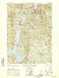 preview thumbnail of historical topo map of Providence County, RI in 1950