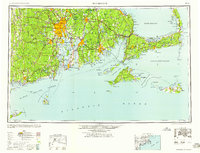 preview thumbnail of historical topo map of Providence, Providence County, RI in 1958