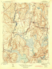 Download a high-resolution, GPS-compatible USGS topo map for Carolina, RI (1943 edition)
