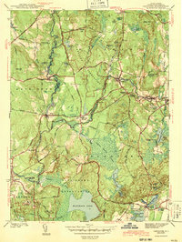 Download a high-resolution, GPS-compatible USGS topo map for Carolina, RI (1943 edition)