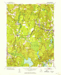 Download a high-resolution, GPS-compatible USGS topo map for Carolina, RI (1953 edition)