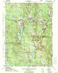 1943 Map of Chepachet, RI