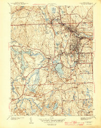 Download a high-resolution, GPS-compatible USGS topo map for Crompton, RI (1943 edition)