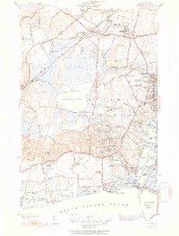 Download a high-resolution, GPS-compatible USGS topo map for Kingston, RI (1953 edition)