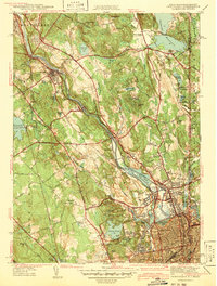 preview thumbnail of historical topo map of Pawtucket, RI in 1938