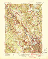 preview thumbnail of historical topo map of Pawtucket, Providence County, RI in 1944