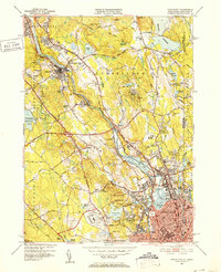preview thumbnail of historical topo map of Pawtucket, Providence County, RI in 1949