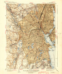 preview thumbnail of historical topo map of Providence, RI in 1939