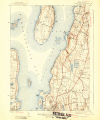 Download a high-resolution, GPS-compatible USGS topo map for Prudence Island, RI (1942 edition)
