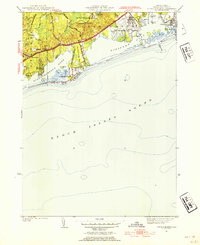 Download a high-resolution, GPS-compatible USGS topo map for Quonochontaug, RI (1954 edition)