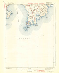 Download a high-resolution, GPS-compatible USGS topo map for Sakonnet Point, RI (1942 edition)