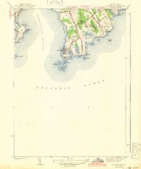 Download a high-resolution, GPS-compatible USGS topo map for Sakonnet Point, RI (1942 edition)