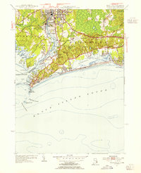 Download a high-resolution, GPS-compatible USGS topo map for Watch Hill, RI (1954 edition)