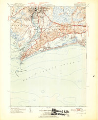Download a high-resolution, GPS-compatible USGS topo map for Watch Hill, RI (1954 edition)
