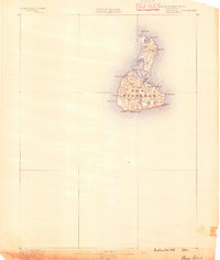 1889 Map of Block Island