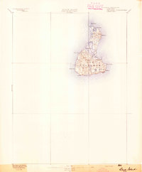 preview thumbnail of historical topo map of Washington County, RI in 1894
