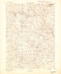 1894 Map of Chepachet, RI