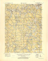 1921 Map of Chepachet, RI