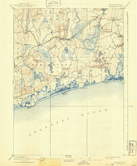 1889 Map of Charlestown, 1941 Print