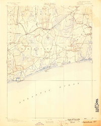 1889 Map of Charlestown, 1898 Print