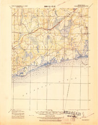 preview thumbnail of historical topo map of Washington County, RI in 1919