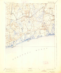 1889 Map of Charlestown, 1926 Print