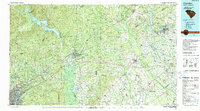 Download a high-resolution, GPS-compatible USGS topo map for Camden South, SC (1990 edition)