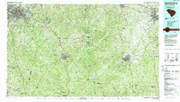 Download a high-resolution, GPS-compatible USGS topo map for Spartanburg, SC (1989 edition)