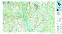 Download a high-resolution, GPS-compatible USGS topo map for Sumter, SC (1990 edition)