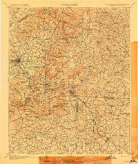 1907 Map of Saluda