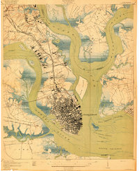 Download a high-resolution, GPS-compatible USGS topo map for Charleston, SC (1919 edition)
