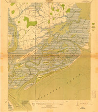 preview thumbnail of historical topo map of James Island, SC in 1919