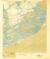 1919 Map of James Island, SC, 1942 Print