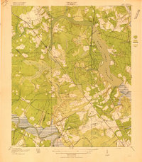 preview thumbnail of historical topo map of Ladson, SC in 1919