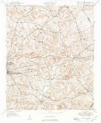 Download a high-resolution, GPS-compatible USGS topo map for Abbeville East, SC (1948 edition)