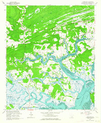 Download a high-resolution, GPS-compatible USGS topo map for Adams Run, SC (1964 edition)