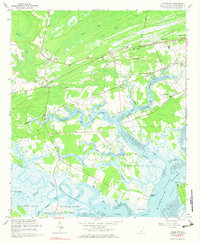 Download a high-resolution, GPS-compatible USGS topo map for Adams Run, SC (1983 edition)