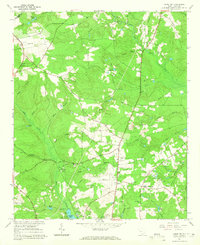 preview thumbnail of historical topo map of Aiken County, SC in 1964